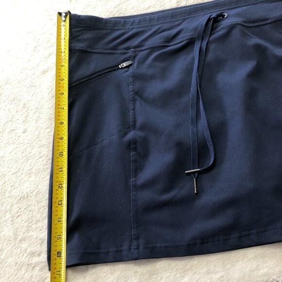 Hyba Navy Stretch Golf/Tennis/Sports Casual Skort Size 2X - Picture 12 of 13